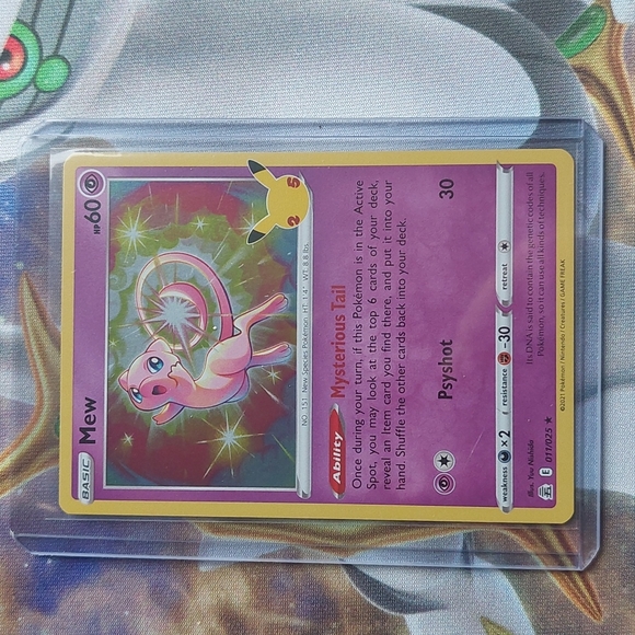 Pokemon Other - Pokemon Mew holo card 011/025 celebrations NM